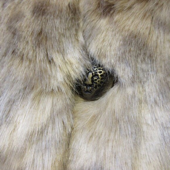 SpiritHoods Women's African Golden Cat in Leopard Faux Fur Coat XXS $409 - Picture 5 of 8